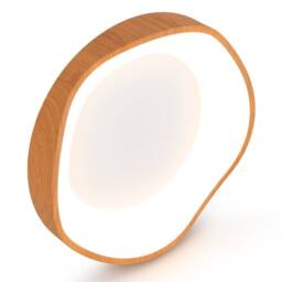 Costway LED Mount Ceiling Light Lamp Bedroom 18W Modern Ceiling Light in Natural - thumbnail 9