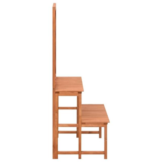 Berkfield Home Plant Stand with Trellis 70x42x115 cm Solid Fir Wood in Brown - Size: 70 x 42 x 115 cm - image 1