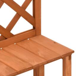 Berkfield Home Plant Stand with Trellis 70x42x115 cm Solid Fir Wood in Brown - Size: 70 x 42 x 115 cm - thumbnail 5