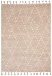 The Rug Shop UK Beige Kilim Modern Easy to clean Hand Made Geometric Area Rug - Size: 160 cm x 230 cm - thumbnail 6