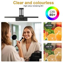 COMELY Black LED Mirror Light, Bathroom Light, 9W Wall Lights, IP44 - thumbnail 5