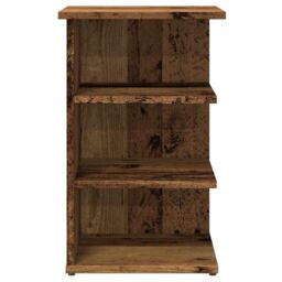 Berkfield Home Sideboard Old Wood 35x35x55 cm Engineered Wood in Brown - Size: 35 x 35 x 55 cm - thumbnail 4