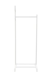 Living and Home Rolling Garment Hanging Clothes Coat Rack on Wheels in White - thumbnail 3