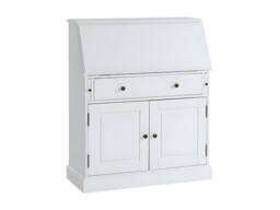 Vente-unique Secretary Desk - Pine & MDF - White - CLEORE - thumbnail 7