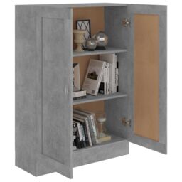 Berkfield Home Book Cabinet Concrete Grey 82.5x30.5x115 cm Engineered Wood - thumbnail 4