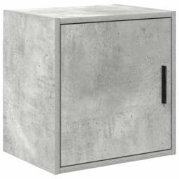 Berkfield Home Durable Garage Wall Cabinet Concrete Grey Engineered Wood - thumbnail 2