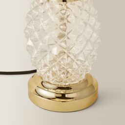ValueLights Pineapple Gold On/Off Dimmable Touch Table Lamp Light - thumbnail 4