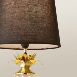 ValueLights Pineapple Gold On/Off Dimmable Touch Table Lamp Light - thumbnail 3