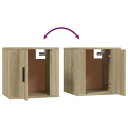 Berkfield Home Classic 3 Piece TV Cabinet Set Sonoma Oak Engineered Wood in Light Tan - thumbnail 7