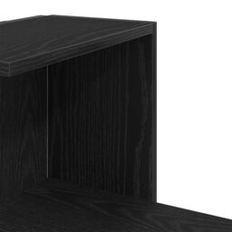 Berkfield Home Wall Corner Shelf Black Oak 36, 5x36, 5x140 cm Engineered Wood - thumbnail 7