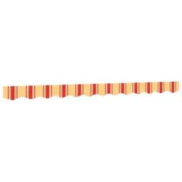 Berkfield Home Replacement Fabric for Awning Valance Yellow & Orange Stripe 3 m - thumbnail 2