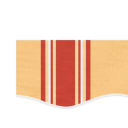 Berkfield Home Replacement Fabric for Awning Valance Yellow & Orange Stripe 3 m - thumbnail 4