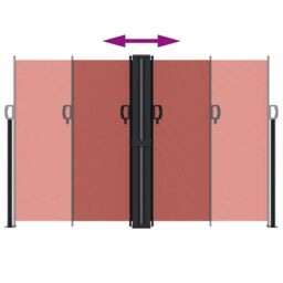 Berkfield Home Retractable Side Awning Terracotta 160x1200 cm in Orange - thumbnail 5