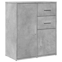 Berkfield Home Sideboard Concrete Grey 60x31x70 cm Engineered Wood - Size: 60 x 31 x 70 cm - thumbnail 3