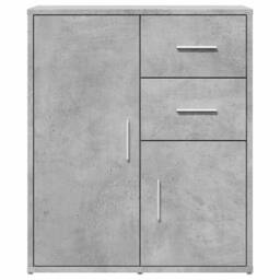 Berkfield Home Sideboard Concrete Grey 60x31x70 cm Engineered Wood - Size: 60 x 31 x 70 cm - thumbnail 5