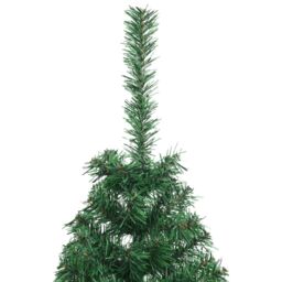 Berkfield Home Artificial Half Christmas Tree with Stand Green 120 cm PVC - thumbnail 5