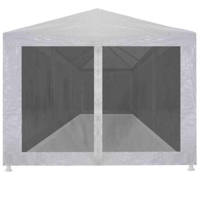 Berkfield Home Party Tent with 8 Mesh Sidewalls 9x3 m in White - image 1
