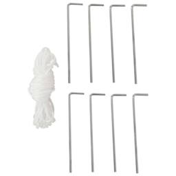Berkfield Home Party Tent with 8 Mesh Sidewalls 9x3 m in White - thumbnail 5