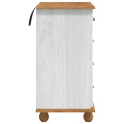 Berkfield Home Chest of Drawers 'ASKIM'White 45.8x40x79 cm Solid Wood Pine - thumbnail 7