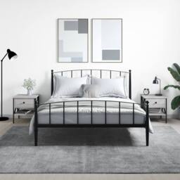 Berkfield Home Durable Bedside Tables 2 pcs Grey Sonoma 40x42x45 cm Engineered Wood - Size: 40 x 42 x 45 cm - thumbnail 2