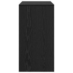 Berkfield Home Modern Black Oak Writing Desk Black oak Engineered wood 80 x 40 x - thumbnail 6