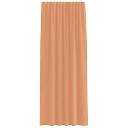 Berkfield Home Voile Curtains with Rod Pockets 2 pcs Terracotta - thumbnail 4