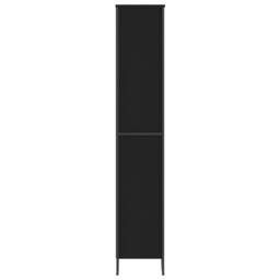 Berkfield Home Book Cabinet Black 80x31x169 cm Engineered wood - Size: 80 x 31 x 169 cm - thumbnail 5