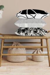 Copenhagen Home 'Pablo' Reversible Polycotton Duvet Cover Set in Black - Size: Double - thumbnail 4
