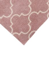 JVL 'Mega Machine Washable Doormat & Runner, Rose Lattice in Pink - Size: 57 cm x 150 cm - thumbnail 5