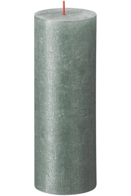 KDMD Blue Bolsius Rustic Shimmer Metallic Candle 190 x 68mm - image 1