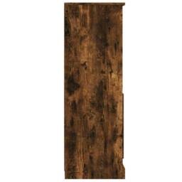 Berkfield Home Highboard Smoked Oak 36x35.5x103.5 cm Engineered Wood in Brown - thumbnail 7