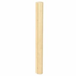 Berkfield Home Rug Rectangular Light Nature 80x300 cm Bamboo in Beige - Size: Medium