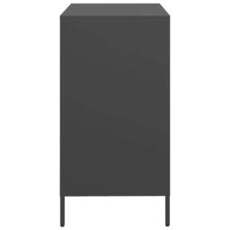 Berkfield Home Sideboard Black 68x39x73.5 cm Cold-rolled Steel - thumbnail 6