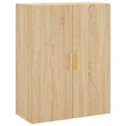 Berkfield Home Highboard Sonoma Oak 69.5x34x180 cm Engineered Wood in Brown - thumbnail 5