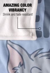 Tom & Jerry The F Is For Frenemies Silky Touch Super Soft Throw Blanket 152 X 127 cm in White - thumbnail 4