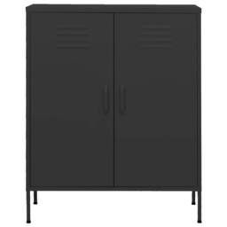 Berkfield Home Storage Cabinet Anthracite 80x35x101.5 cm Steel in Dark Grey