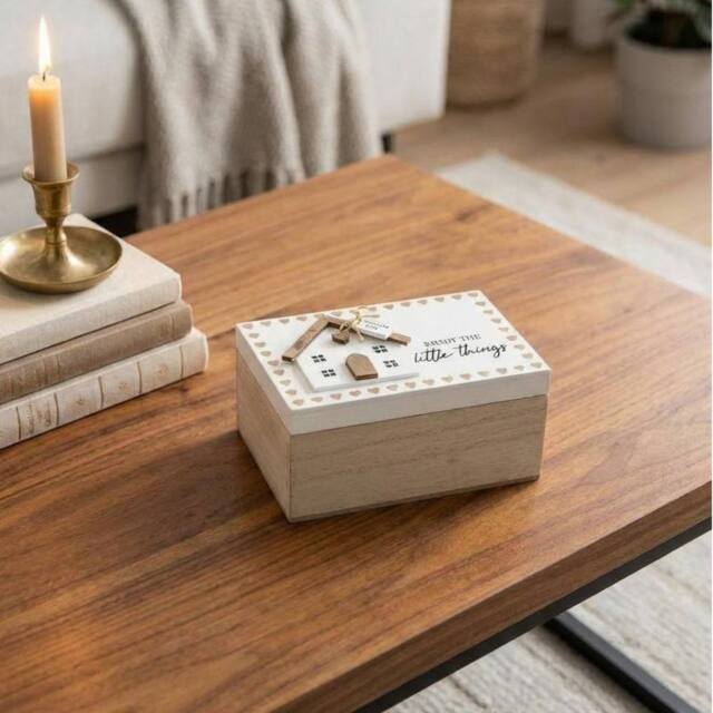 Garden Greatness Home Cottage Wooden Storage Box - Size: 1 Pack - image 1