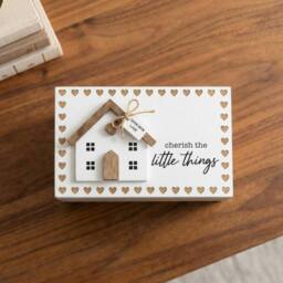 Garden Greatness Home Cottage Wooden Storage Box - Size: 1 Pack - thumbnail 2