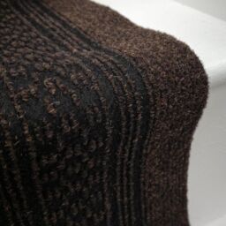 runrug Stair Runner Carpet - Durable, Non-Slip, 7mm - 'Aztec' in Dark Brown - Size: 80 cm x 720 cm - thumbnail 2