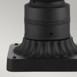 Netlighting English Bridle 3 Light Medium Outdoor Pedestal Light Black IP44 E14 - thumbnail 5