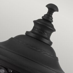 Netlighting English Bridle 3 Light Medium Outdoor Pedestal Light Black IP44 E14 - thumbnail 2