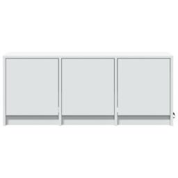 Berkfield Home TV Cabinet with LED White 97x34x40 cm Engineered Wood - Size: 97 x 34 x 40 cm - thumbnail 6