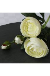 KDMD 38cm Rannunculus Cream 5 Pack White - thumbnail 4