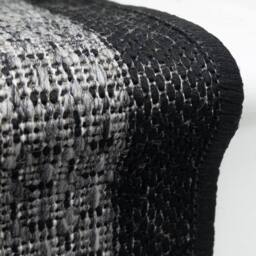 runrug Stair Runner Carpet - Durable, Non-Slip, 7mm - 'Gingham' in Dark Grey - Size: 80 cm x 690 cm - thumbnail 2