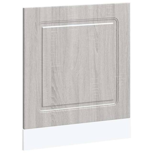 Berkfield Home Dishwasher Panel¬†Kalmar¬†Grey Sonoma 60x1.5x67 cm Engineered Wood in Grey - image 1