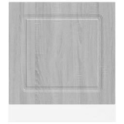 Berkfield Home Dishwasher Panel¬†Kalmar¬†Grey Sonoma 60x1.5x67 cm Engineered Wood in Grey - thumbnail 4