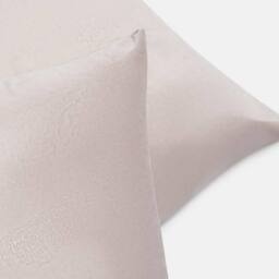 OHS 2 x Matte Velvet Cushion Covers Soft Plain Zip in Grey - Size: 45 cm x 45 cm - thumbnail 4