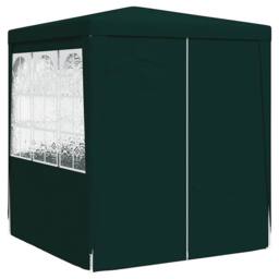 Berkfield Home Professional Party Tent with Side Walls 2.5x2.5 m Green 90 g/m ² - thumbnail 1
