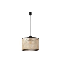 Netlighting Mambo Black Rattan Pendant Simple Lamp Ø450