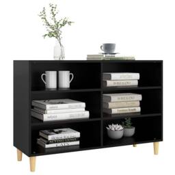 Berkfield Home Sideboard Black 103.5x35x70 cm Engineered Wood - thumbnail 1